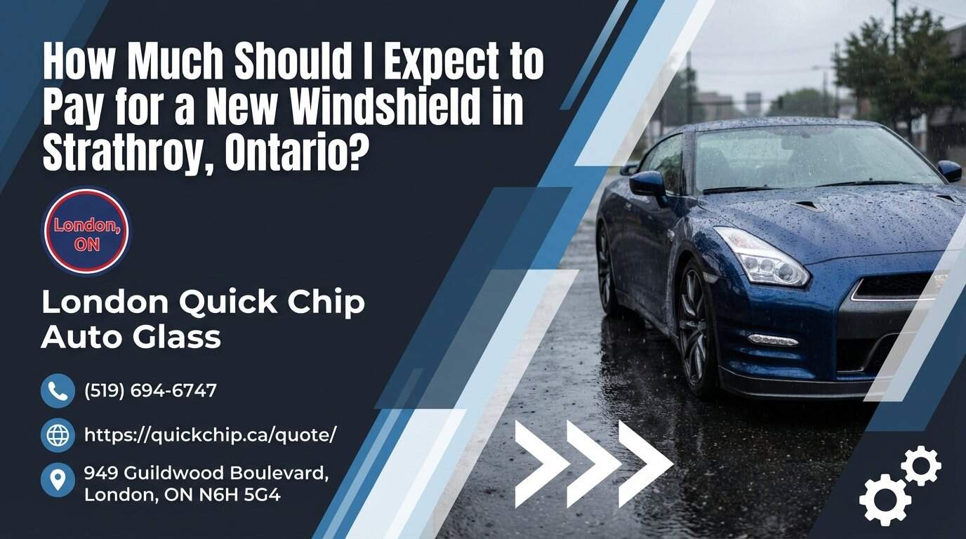 How Much Should I Expect to Pay for a New Windshield in Strathroy, Ontario? - London Quick Chip Auto Glass